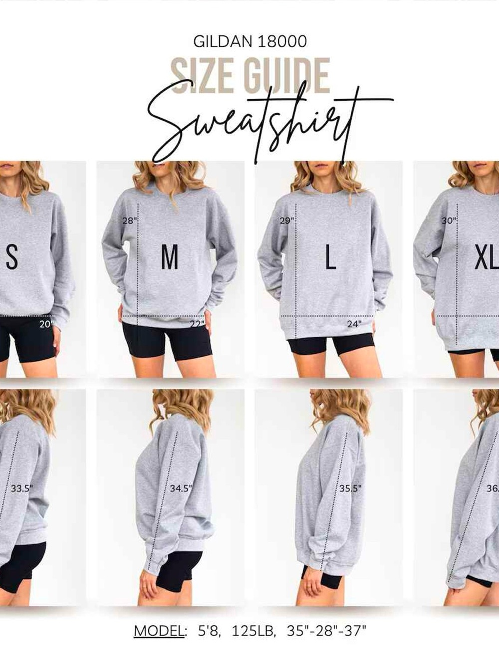 Spooky Collage Checkerboard Halloween Charcoal Sweatshirt - Picture 4 of 4